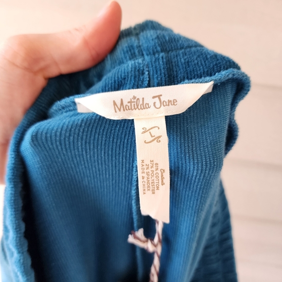 Matilda Jane blue textured crop pants - Picture 9 of 12